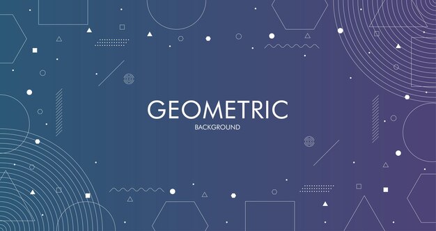 Fondo geométrico creativo Diseño con elementos gráficos para el diseño de fondo Diseño de fondo
