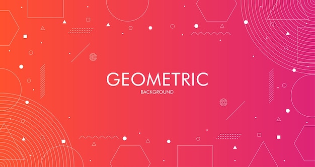 Fondo geométrico creativo Diseño con elementos gráficos para el diseño de fondo Diseño de fondo