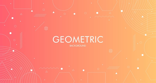 Fondo geométrico creativo Diseño con elementos gráficos para el diseño de fondo Diseño de fondo