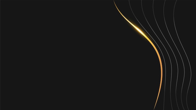 Fondo geométrico degradado dorado de lujo moderno