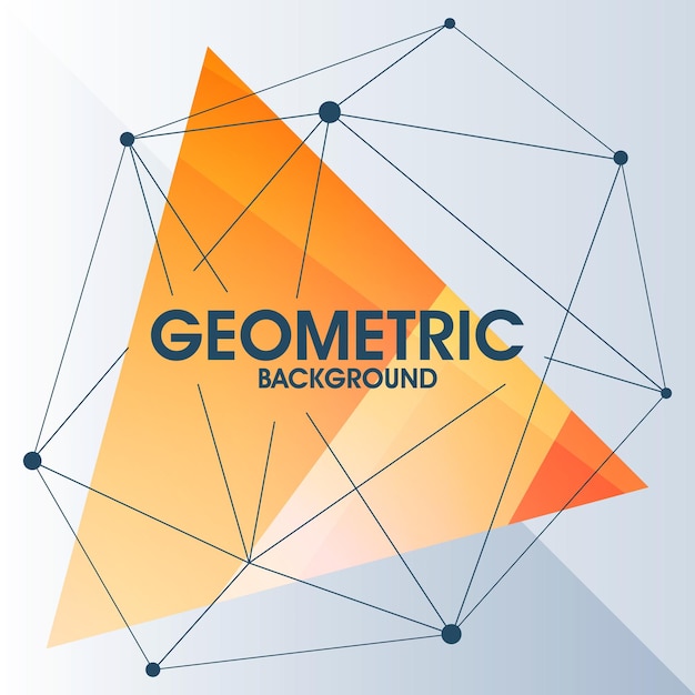 Fondo geométrico, diseño abstracto