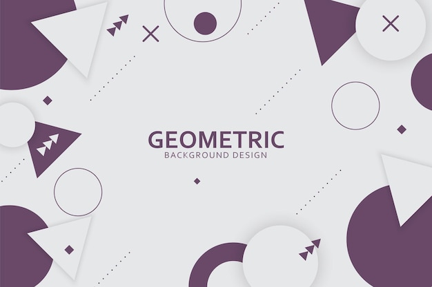 Vector fondo geométrico con diseño de formas abstractas