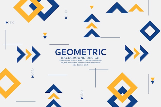Fondo geométrico con diseño de formas abstractas