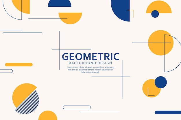 Fondo geométrico con diseño de formas abstractas