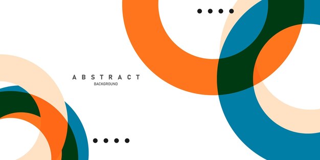 Fondo geométrico de diseño moderno abstracto con ilustración de Vector de color degradado