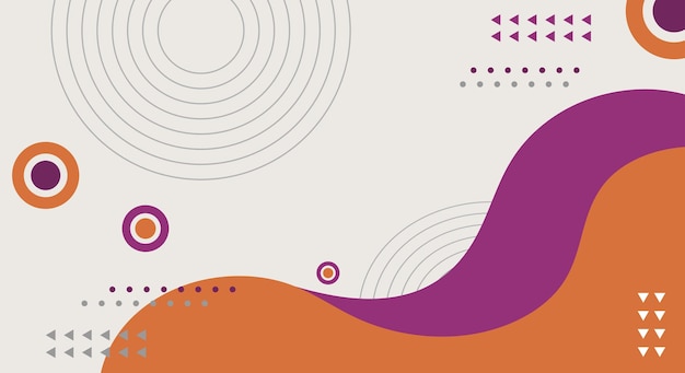 Fondo geométrico de diseño plano
