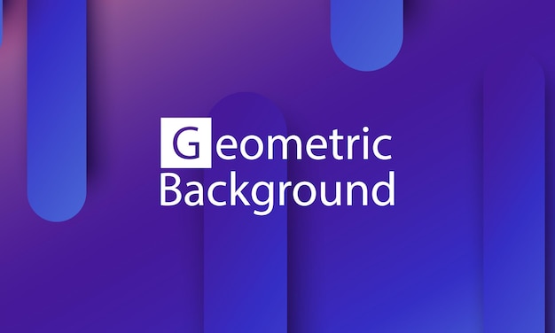 Fondo geométrico. Diseño de portada abstracto mínimo. Fondo de pantalla colorido creativo. Afiche degradado de moda. ilustración vectorial