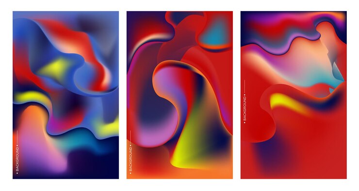 Vector fondo geométrico y fluido abstracto colorido ilustración de fondo del espacio y la galaxia plantilla de banner vectorial