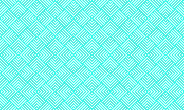 Fondo geométrico en forma de diamante Patrón sin costuras Ilustración de vector de diseño verde cian