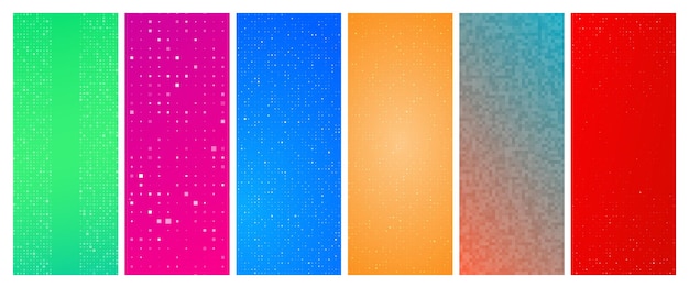 Fondo geométrico de gradiente abstracto con cuadrados