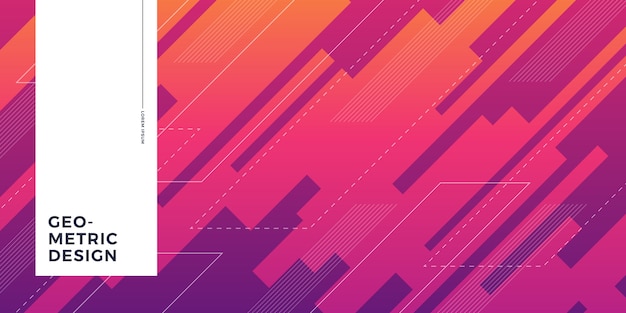 Fondo geométrico de gradiente abstracto