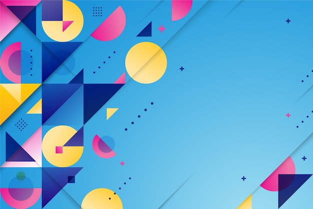 Fondo geométrico de gradiente