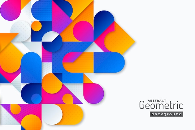 Fondo geométrico de gradiente