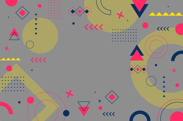 Fondo geométrico gris