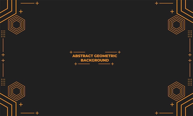 Fondo geométrico hexagonal abstracto