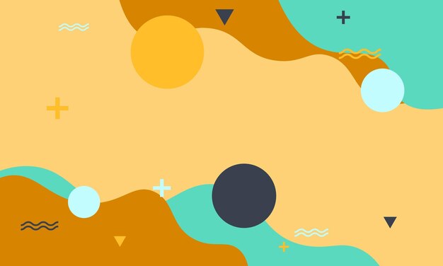 El fondo geométrico de Memphis El fondo abstracto mínimo