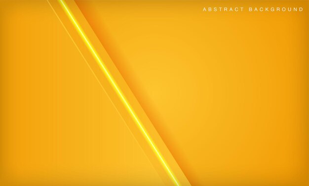 Fondo geométrico mínimo abstracto naranja con decoración de luz brillante