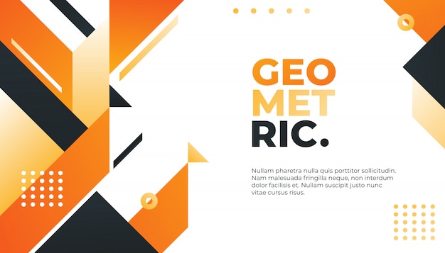 Fondo geométrico mínimo. Composición de formas dinámicas