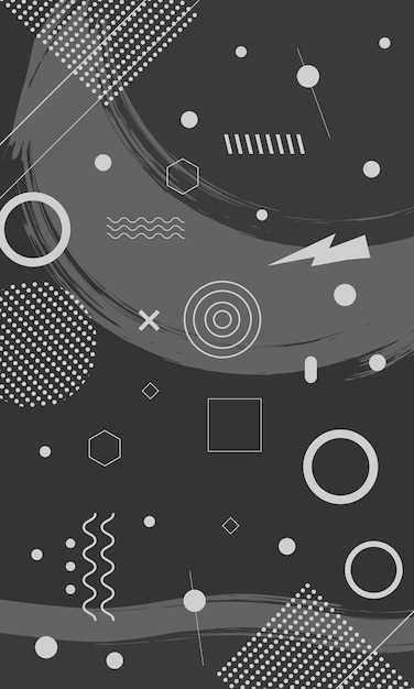 Fondo geométrico mínimo