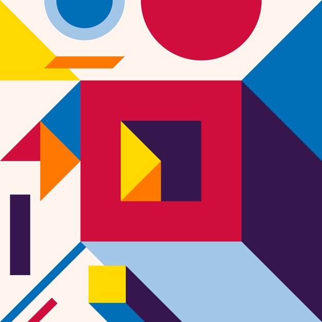 Fondo geométrico moderno y abstracto