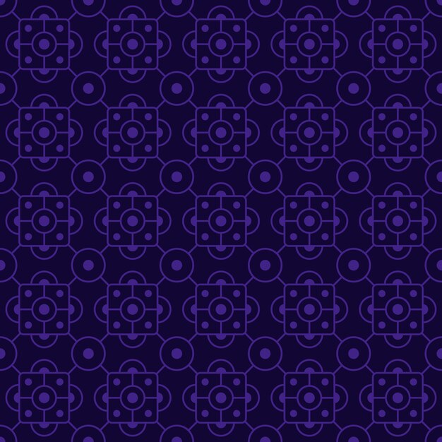 Fondo geométrico moderno de patrones sin fisuras. Papel pintado clásico de batik.