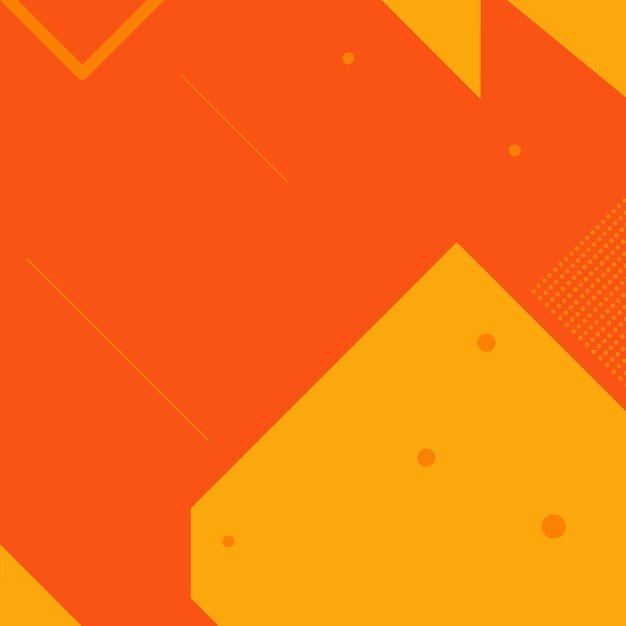Fondo geométrico naranja abstracto