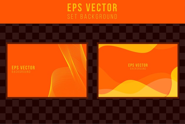 Vector fondo geométrico naranja y amarillo abstracto. composición de formas dinámicas. diseño de fondo