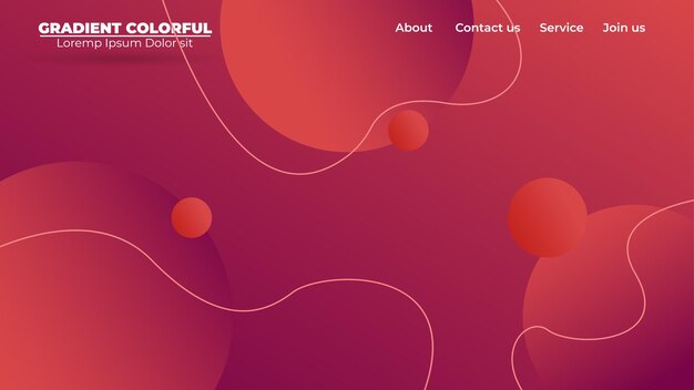 Fondo geométrico ondulado degradado abstracto moderno Adecuado para papel tapiz Banner Fondo Tarjeta Libro Ilustración página de destino cubierta de regalo folleto informe negocios redes sociales