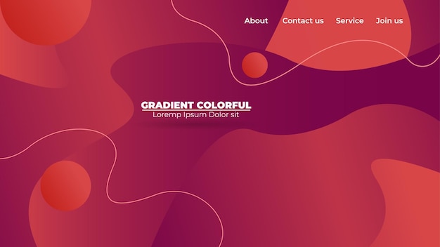 Fondo geométrico ondulado degradado abstracto moderno Adecuado para papel tapiz Banner Fondo Tarjeta Libro Ilustración página de destino cubierta de regalo folleto informe negocios redes sociales