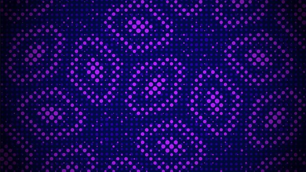 Fondo geométrico ornamental de semitono abstracto Tarjeta de estilo pop art Textura grunge Tarjeta de visita