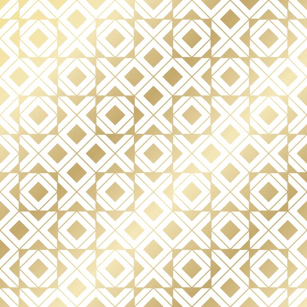 Fondo geométrico de patrones sin fisuras. Impresión gráfica sencilla. Textura de línea repetitiva vectorial. Muestra moderna. Formas minimalistas. Enrejado monocromático con estilo. Rejilla dorada. Geometría sagrada hipster de moda.