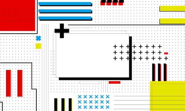 Fondo geométrico plano. Fondo abstracto. Ilustración vectorial.