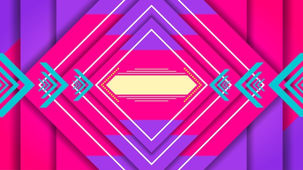 Fondo geométrico plano