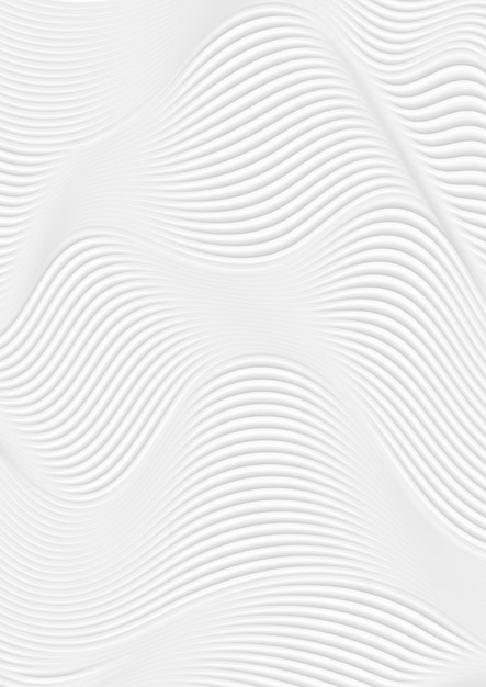 Fondo geométrico de refracción de líneas onduladas grises abstractas