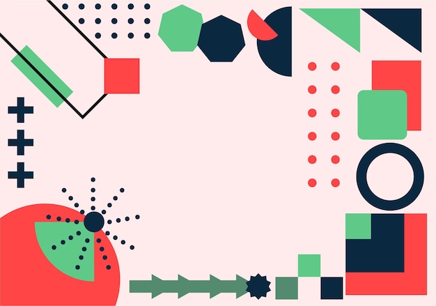 fondo geométrico resumen Vector libre azul rosa