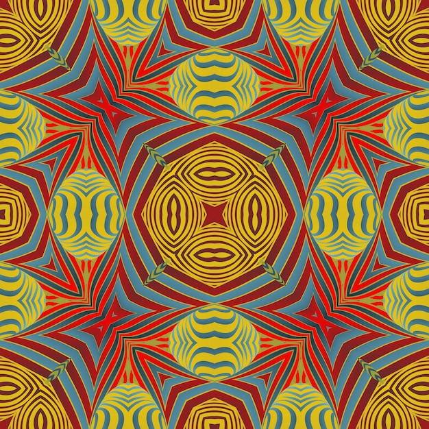 Fondo geométrico simétrico de patrón abstracto de vector transparente con elementos repetitivos