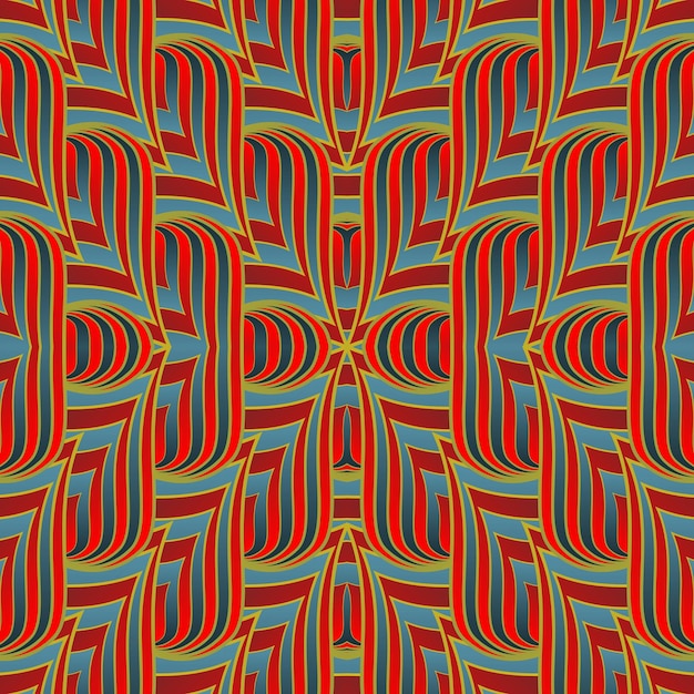 Fondo geométrico simétrico de patrón abstracto de vector transparente con elementos repetitivos
