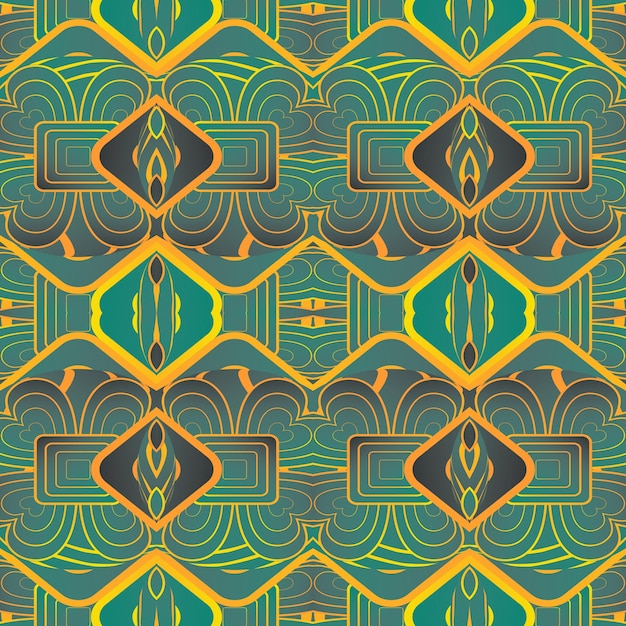 Fondo geométrico simétrico de patrón abstracto de vector transparente con elementos repetitivos