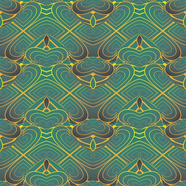 Fondo geométrico simétrico de patrón abstracto de vector transparente con elementos repetitivos