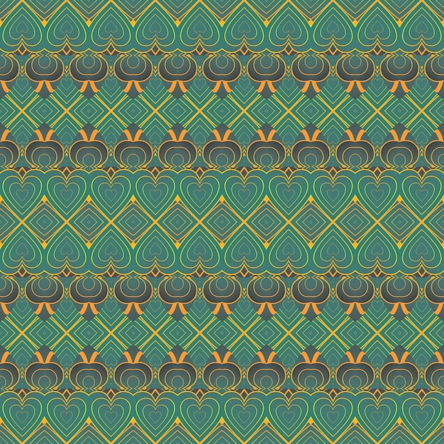 Fondo geométrico simétrico de patrón abstracto de vector transparente con elementos repetitivos
