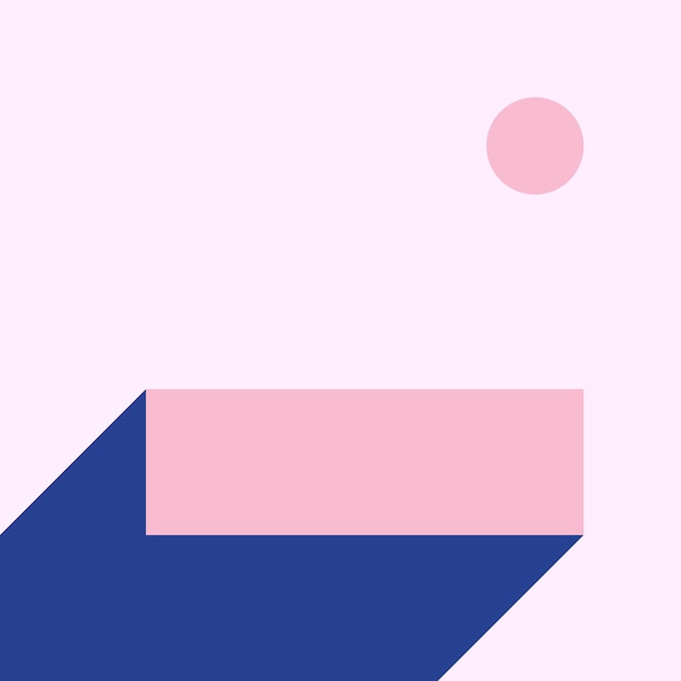 Fondo geométrico vectorial en estilo de diseño de materiales Patrón colorido minimalista simple universal basado en formas de cuadrícula y líneas clave Obra de arte para negocios Presentación web Cubierta Tela Indigo Pink