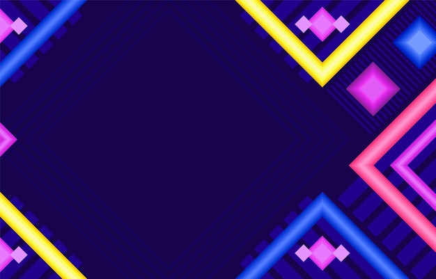 Fondo geométrico vibrante