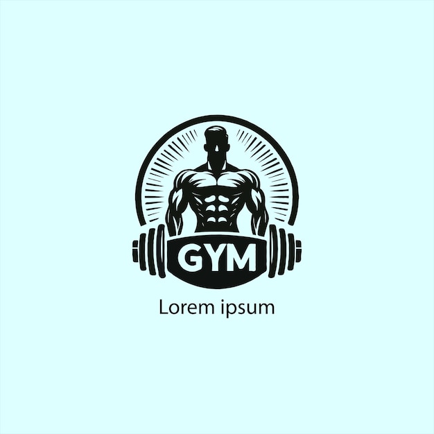 Un fondo de gimnasio negro y blanco