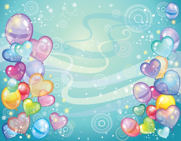 Fondo con globos