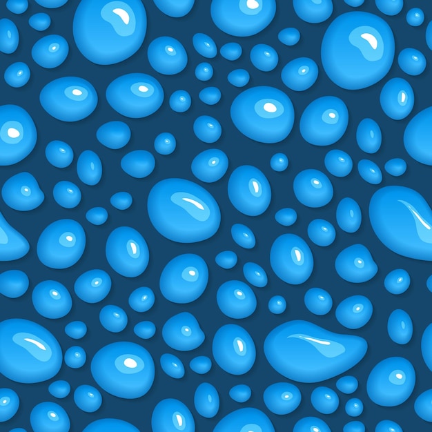 Fondo de gota de lluvia de gotas de agua de vector