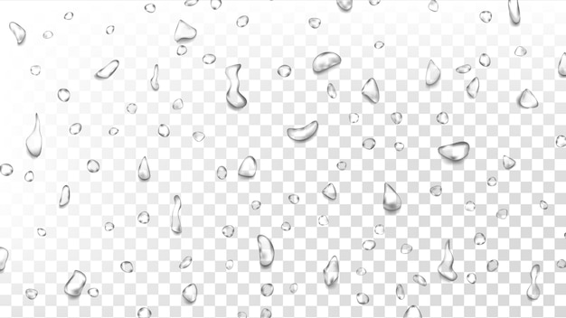 Vector fondo de gotas de agua