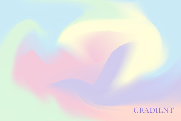 Fondo de gradiente abstracto en color pastel