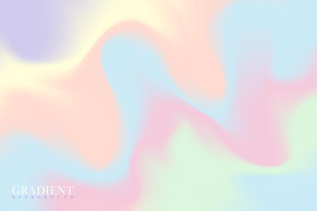 Fondo de gradiente abstracto en color pastel