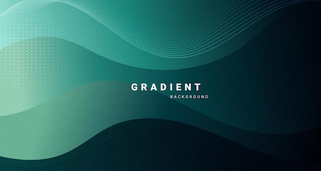 Fondo de gradiente abstracto mínimo con líneas onduladas