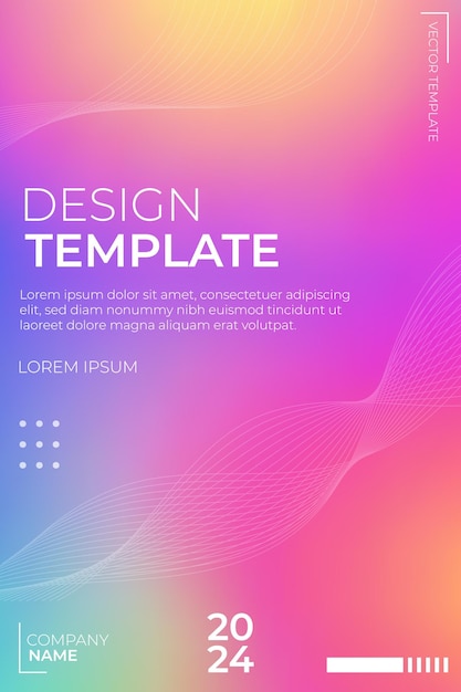 Fondo con gradiente abstracto con patrones coloridos para proyectos de diseño gráfico